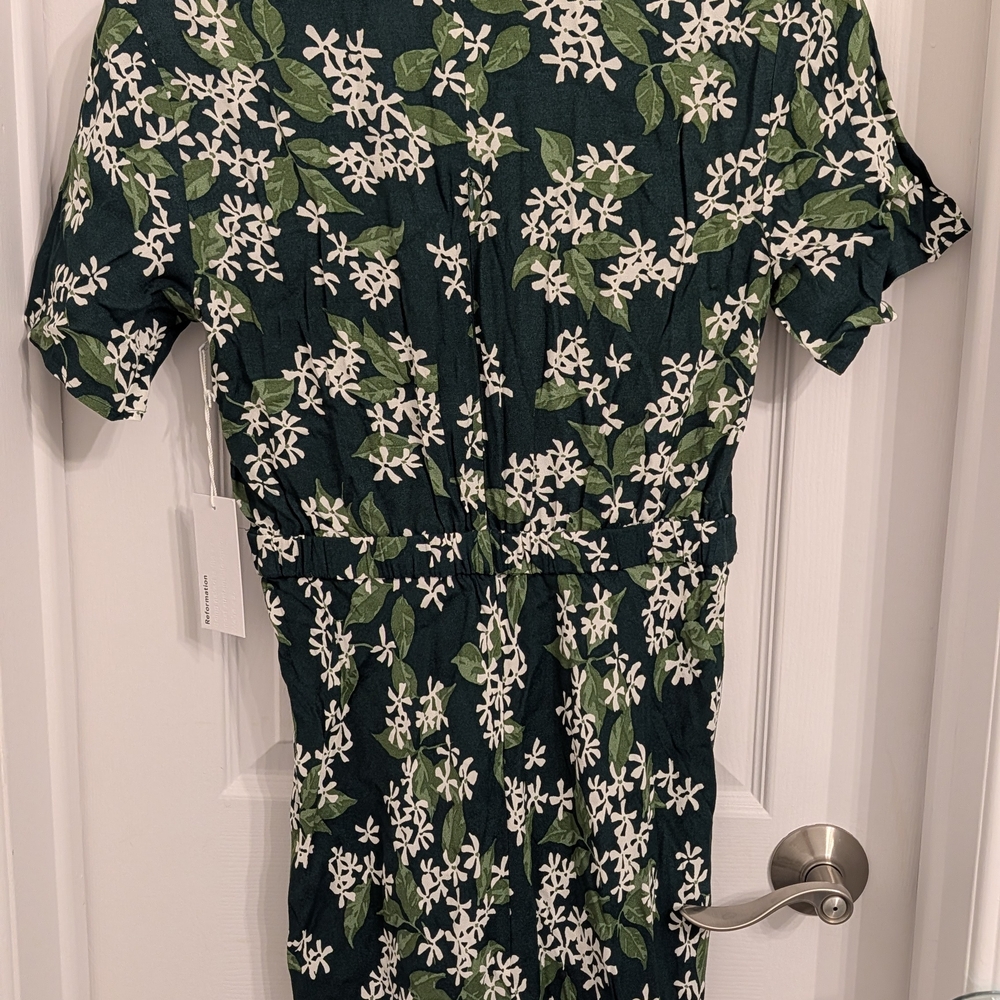 Reformation Green Floral Maxi Dress - Picture 5 of 7